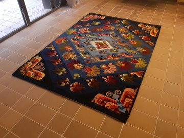 woven rug