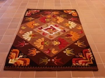 woven area rug