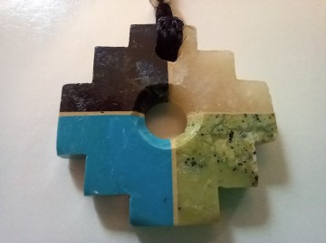 Inca cross necklace
