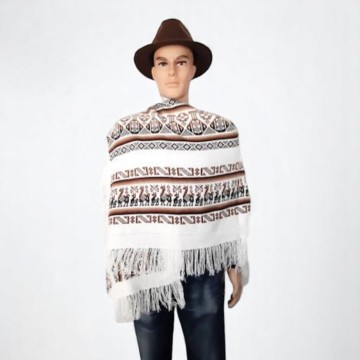 Alpaca poncho 182