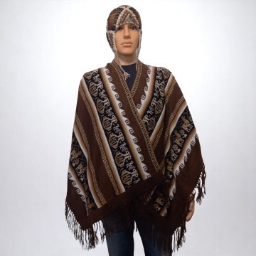 Alpaca poncho 73