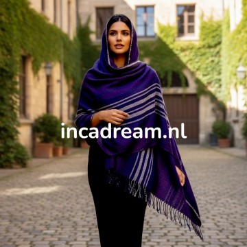 Baby alpaca shawl 127