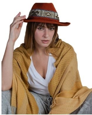 Baby alpaca wool scarf