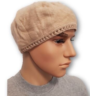 Beige men baret