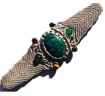 Chrysocolla armband sale
