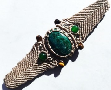 Chrysocolla armband