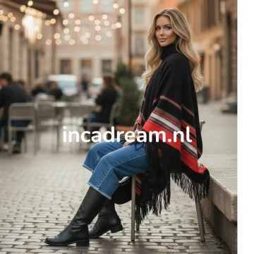 Dames poncho 1