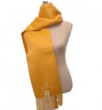 Geel alpaca wol sjaal