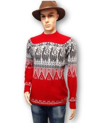 Heren alpaca sweater