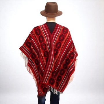 Heren poncho 21