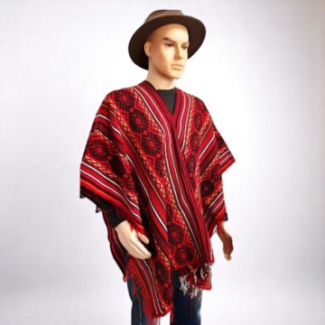 Heren poncho 25