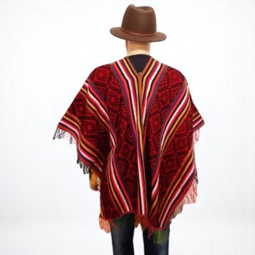 Heren poncho 27
