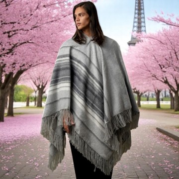 Heren poncho 31