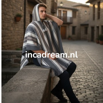 Heren poncho 32