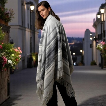 Heren poncho 36