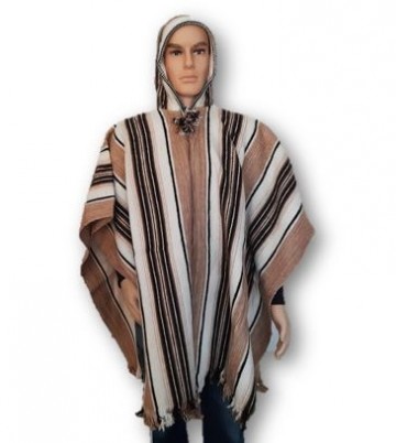 Mens poncho hoodie