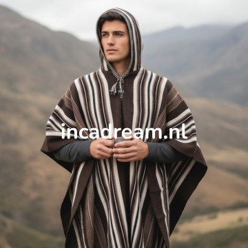 Heren poncho 44 0