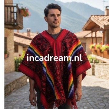 Heren poncho 44