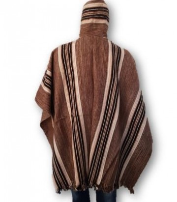 Mens poncho hooded