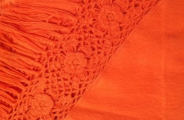 Orange cape alpacawol