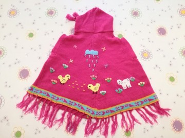 Peru meisje poncho 5