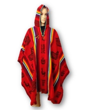 Peruaanse dames poncho wol