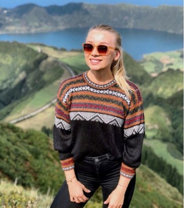 Peruvian alpaca sweater women