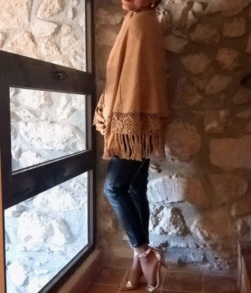 Poncho damen 14