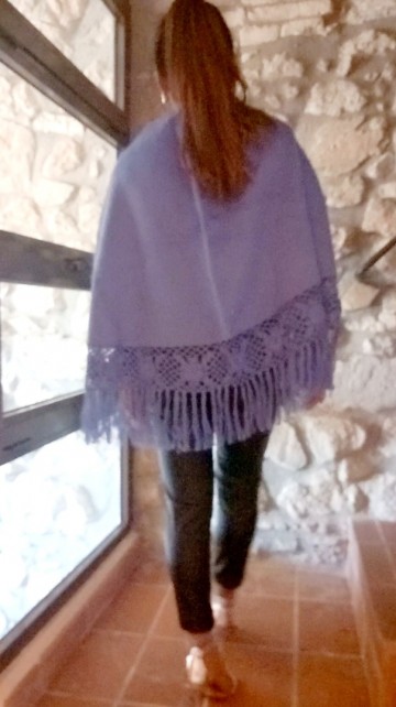 Poncho damen 57
