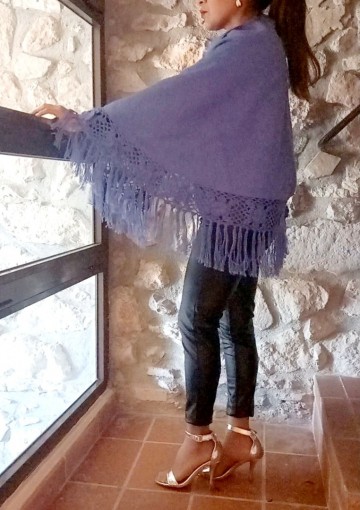 Poncho damen 59