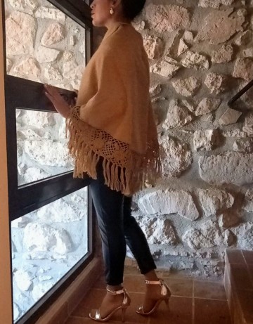 Poncho damen 9
