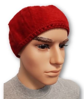 Rode alpaca baret