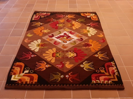 woven area rug