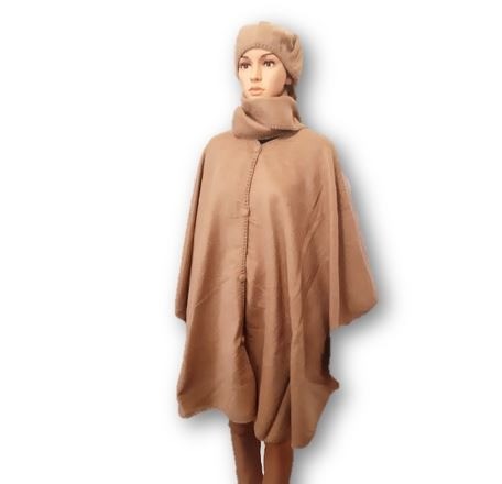 Alpaca cape beige