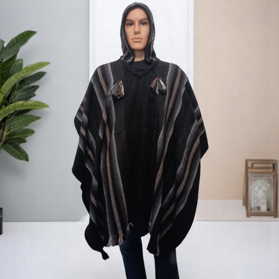 Alpaca poncho 11