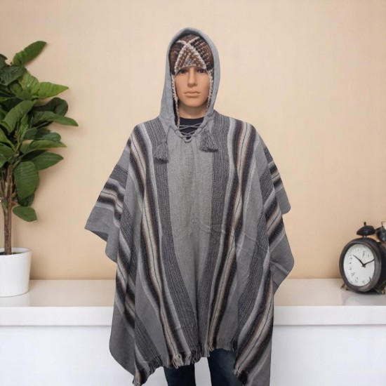 Alpaca poncho 15