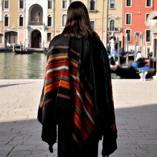 Alpaca poncho 22