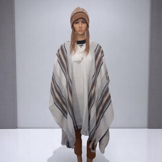 Alpaca poncho 30