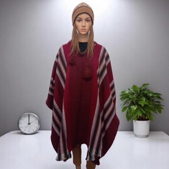 Alpaca poncho 37