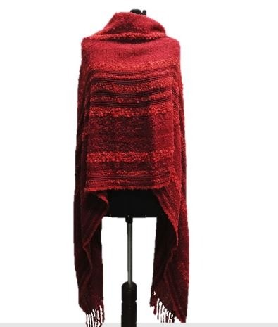 Alpaca ruana wrap