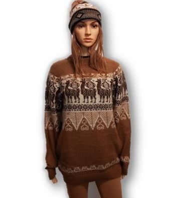 Alpaca wol trui dames 1