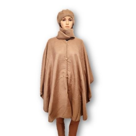 Alpacawol lange cape