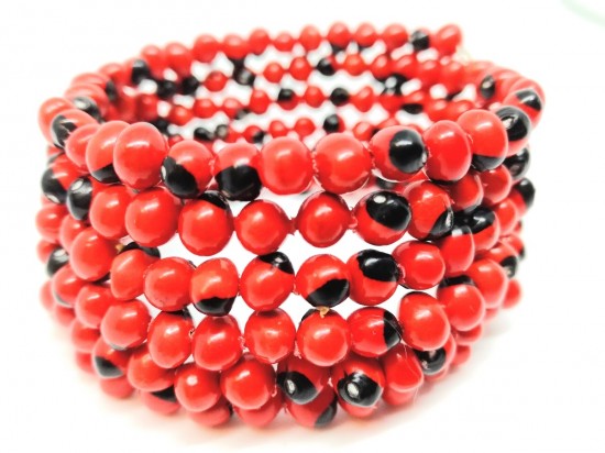 Armband van huayruro zaden