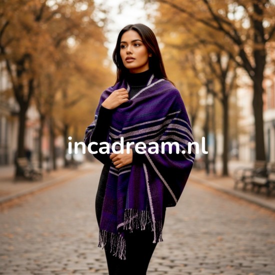 Baby alpaca shawl 128