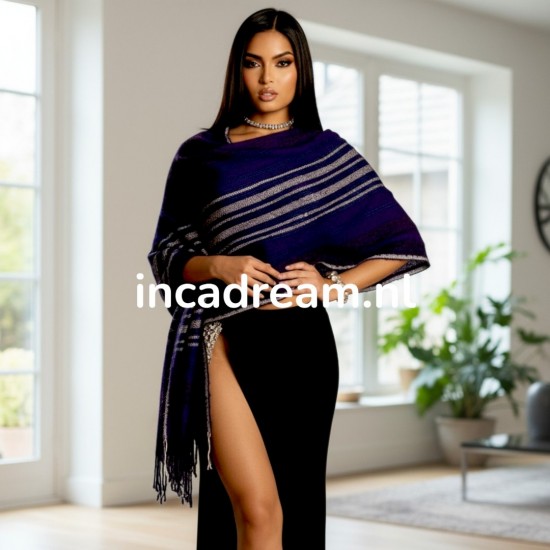 Baby alpaca shawl 130