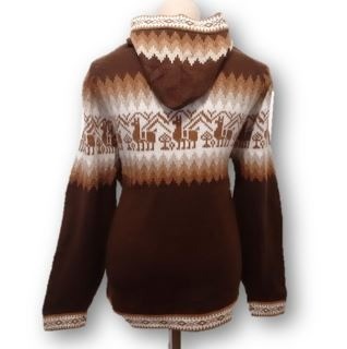 Brown alpaca pullover
