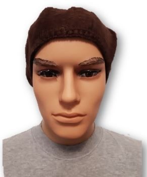 Bruine alpaca baret men