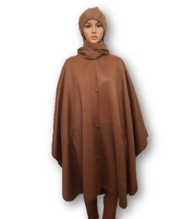 Camel alpacawol poncho