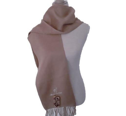 Champagne alpacawol sjaal