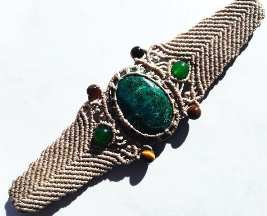 Chrysocolla armband